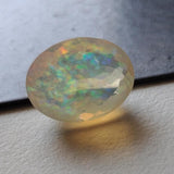 11.5x14mm Huge Ethiopian Opal, Oval Faceted Fancy Cut For Ring, 4.65 Cts-PKSG22