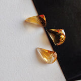 12-13mm Citrine Fancy Shape Cut Stone, 3 Pieces, 8 CTW Citrine For Ring - KSN102
