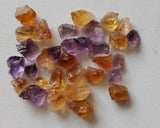 5-12mm Amethyst & Citrine, Natural Amethyst And Citrine Raw Rough Stones, Loose Rough Gemstones (10 Pcs To 50 Pcs) - DAV6Z