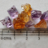 5-12mm Amethyst & Citrine, Natural Amethyst And Citrine Raw Rough Stones, Loose Rough Gemstones (10 Pcs To 50 Pcs) - DAV6Z