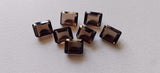 10 Pcs Smoky Quartz Emerald Cut Stone, Natural Smoky Quartz Rectangle Cut Loose Gemstone For Jewelry (9x11mm To 15x20mm)