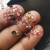 2.5-3mm Multi Tourmaline Round Cut Stones, Natural Multi Round Solitaire Cut