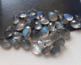 6x4mm-7x5mm Labradorite Pear Cut, RARE Labradorite Cut Stone Pear Shape Faceted
