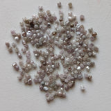 Pink Rough Diamond Rondelles, Pink Loose Rough Raw Uncut Diamonds, Conflict Free, 2mm Approx - PPKJ226
