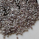 Pink Rough Diamond Rondelles, Pink Loose Rough Raw Uncut Diamonds, Conflict Free, 2mm Approx - PPKJ226