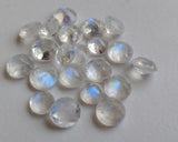 6mm Rainbow Moonstone Faceted Round Cut, Loose 1 Piece Rainbow Moonstone