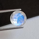 6mm Rainbow Moonstone Faceted Round Cut, Loose 1 Piece Rainbow Moonstone