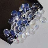 6x9mm Fire Opalite Oval Cut Stones, Opalite Gem Stone Loose Faceted Fire Opalite