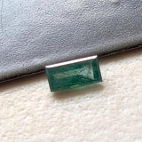Blue Baguette Diamond, Rare 3.9x1.9mm Rectangle Baguette Cut MELEE Diamond Piece