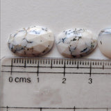 13-17mm Dendrite Opal Cabochon, Dendrite Opal Rose Cut Flat Back Cabs