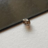 3.8x2.9mm Cognac Diamond Teardrop Briolette Bead, Natural Faceted Cognac Diamond