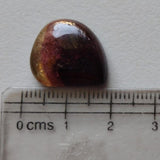 16x17mm Multi Tourmaline Cabochon, Loose Tourmaline Fancy Shape Flat Back