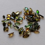 5-7mm Tourmaline Cut Stones, Multi Tourmaline Marquise Loose Gemstones