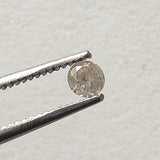 0.12 Ct White Diamond Polished Brilliant Cut, 3.2mm White Round Cut Solitaire