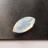 6.6x15.6mm Huge Ethiopian Marquise Opal, Faceted Fancy Cut Stone, 1.60 Cts