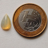 7.4x12mm Huge Ethiopian Opal, Pear Faceted Opal, Fancy Cut For Ring, 1.30 Cts