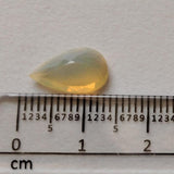 7.4x12mm Huge Ethiopian Opal, Pear Faceted Opal, Fancy Cut For Ring, 1.30 Cts