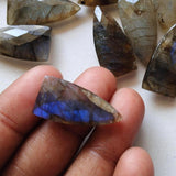 25mm Labradorite Shield Shape, 5 Pcs RARE Labradorite Long Fancy Shield 5 Pcs