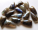 25mm Labradorite Shield Shape, 5 Pcs RARE Labradorite Long Fancy Shield 5 Pcs