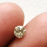 4mm Yellow Brilliant Cut Round Diamond, Loose Round Yellow Solitaire Cut Diamond