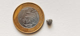 5.2mm Grey Rough Diamond Heart, Raw Flat Grey Heart Shape Diamond Cabochon