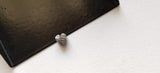 5.2mm Grey Rough Diamond Heart, Raw Flat Grey Heart Shape Diamond Cabochon