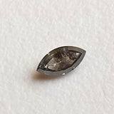 5.1x2.6mm Salt And Pepper Diamond Marquise Cut,  Sparkling Salt And Pepper