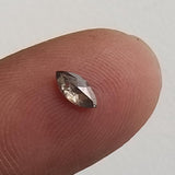 5.1x2.6mm Salt And Pepper Diamond Marquise Cut,  Sparkling Salt And Pepper