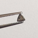 Salt And Pepper Trillion Diamond, CONFLICT FREE 2.9mm, 0.07Ct Triangle Shaped
