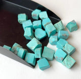 8-10mm Arizona Turquoise Rough Stones, Undrilled Loose Rough Raw Turquoise