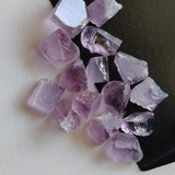 8-10 mm Brazilian Amethyst Rough Stones, Raw Loose Purple Gemstones Undrilled