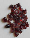6-9 mm Garnet Undrilled Rough, Raw Garnet Stones, Rough Garnet Gemstones, Loose