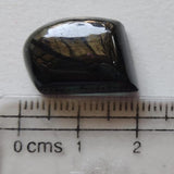 12x17mm Green Tourmaline Cabochon, Loose Tourmaline Fancy Shape Flat Back