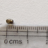 3.7x2.7mm Brown Diamond Drop Bead, 0.21 Cts Natural Brown Faceted Tear Drop
