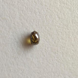 3.7x2.7mm Brown Diamond Drop Bead, 0.21 Cts Natural Brown Faceted Tear Drop