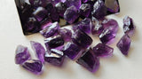 7-11 mm Amethyst Rough, Purple Amethyst, Raw Loose Amethyst, Natural Rough Gems