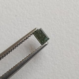 Blue Baguette Diamond, Rare 3.3x2.3mm MELEE Baguette Cut Rectangle Diamond Piece