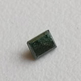 Blue Baguette Diamond, Rare 3.3x2.3mm MELEE Baguette Cut Rectangle Diamond Piece