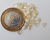 3x4mm Huge Ethiopian Opal, Oval Faceted Opal, Fancy Cut Stone For Ring, 0.30CTW