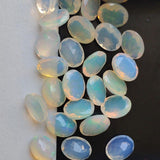 8x10mm Huge Ethiopian Opal, Oval Faceted Opal, Fancy Cut Stone For Ring, 1.20CTW