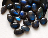 12-18mm Labradorite Plain Cabochons, Natural Mix Shape Labradorite Flat Back