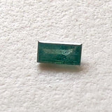 Blue Baguette Diamond, Rare 3.9x1.9mm Rectangle Baguette Cut MELEE Diamond Piece