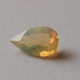 7.4x12mm Huge Ethiopian Opal, Pear Faceted Opal, Fancy Cut For Ring, 1.30 Cts
