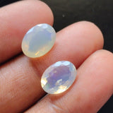 7.8x10.4mm Huge Ethiopian Opal, Oval Faceted Opal, Fancy Cut For Ring, 1.5 ct