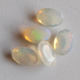 8.3x11.5mm Huge Ethiopian Opal, Oval Faceted Opal, Fancy Cut For Ring, 2 cts