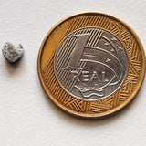 5.3mm Grey Rough Diamond Heart, Raw Flat Grey Heart Shape Diamond Cabochon