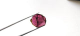 16mm Rare Watermelon Tourmaline Rough Slice, OOAK Slice Pendant For Jewelry