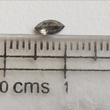 5.1x2.6mm Sparkling Salt And Pepper Marquise Cut Faceted Marquise Diamond-PAD19Z
