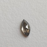 5.1x2.6mm Sparkling Salt And Pepper Marquise Cut Faceted Marquise Diamond-PAD19Z