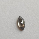 5.1x2.6mm Salt And Pepper Diamond Marquise Cut,  Sparkling Salt And Pepper